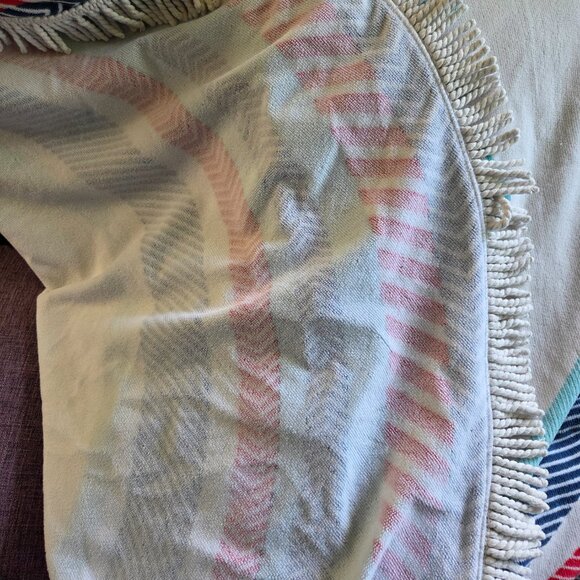 Maurices SUNSHINE AND SUMMERTIME Lightweight Tasseled Throw Blanket - Picture 4 of 5